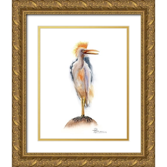 Shefranov, Olga 12x14 Gold Ornate Wood Framed with Double Matting Museum Art Print Titled - Ginger