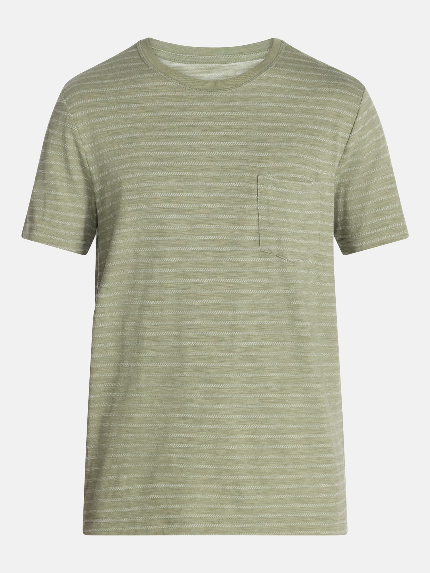 George Men's & Big Mens Classic Fit Striped Short Sleeve Crewneck T-Shirt, Sizes S-5XL