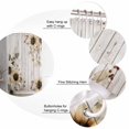 thumbnail image 6 of Vintage Sunflowers Waterproof Fabric Shower Curtain, Farmhouse Flowers Wooden Grain Shower Curtain for Bathroom Curtains Bathtubs Hotel Washable Shower Curtains with 12 Hooks Standard 60x72, 6 of 6