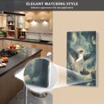 thumbnail image 5 of Yayeee Toggle Light Switch Wall Plate 1-Gang 4.5"x2.7" Home Decorative Outlet Cover, Beige Floating Whale, 5 of 7