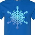 thumbnail image 4 of Inktastic Christmas Blue Ice Snowflake T-Shirt, 4 of 5