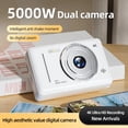 thumbnail image 3 of Xiaomi 4K cámara Digital Flash 50 millones de píxeles Retro CCD tarjeta portátil cámara de nivel de entrada cámara Dual enfoque automático caliente, 3 of 4