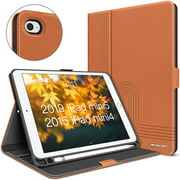 iPad Mini 5 Case 2019, iPad Mini 4 Case with Pencil Holder PU Leather Soft TPU Back Shockproof Protection Cover Case