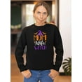 thumbnail image 2 of Mom, Wife, Witch Sweatshirt Women -Image by Shutterstock, Female Medium, 2 of 4