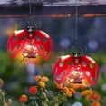 thumbnail image 5 of 2 Pack Solar Ladybug Hanging Lantern Waterproof LED Outdoor Decor Light for Patio Garden Yard Pathway Balcony Porch Backyard, 5 of 6
