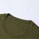 thumbnail image 4 of Blusas y camisas de manga corta y cuello redondo para hombre, estilo casual, de color liso, elásticas, para correr, fitness, de manga corta, de poliéster., 4 of 9