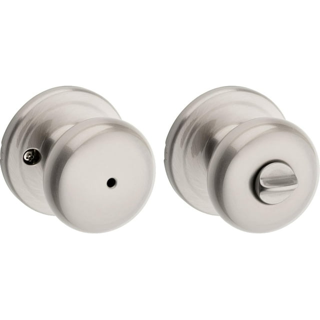 Troy Matte Front Door Knob with Lock and Key Exterior/Interior Door Handles with Lock Keyed Entry Door Knobs for Front Door Bedroom Bathroom & Office Traditional Home Décor