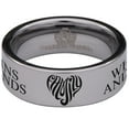 thumbnail image 2 of Family Love Tungsten Carbide Ring, 2 of 9