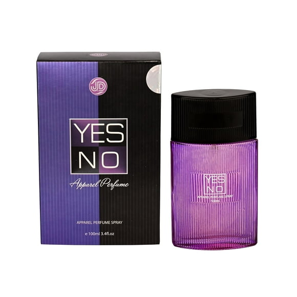JD International Yes No Apparel Perfume Spray For Men & Women 100ml, 3.4 Fl.oz. | Long Lasting Fragrance For Unisex | Premium Apparel Scent |valentine's Day Gift