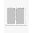 thumbnail image 3 of Cortinas Blackout Premium 280x220cm color azul marino, 3 of 4