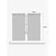 thumbnail image 3 of Cortinas Blackout Premium 280x220cm color azul marino, 3 of 4