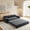 Gray-b, variant on Aukfa Queen Sleeper Sofa Bed, Convertible Loveseat Pull Out Sofa Couch with Pillow Arm/Side Pockets, Black