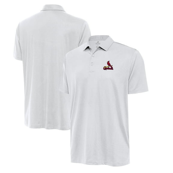 Men's Antigua White St. Louis Cardinals Eclipse Polo