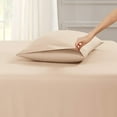 thumbnail image 2 of Empyrean Bedding Set of 4 Pillow Cases, King Pillowcase Premium Microfiber, King Size 20"X40" Taupe Sand, 2 of 9