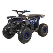 HHH 125cc ATV Quad 125cc ATV with Reverse, LED Lights, Big Wide Tires with Matching Rims 4 Wheeler-Red