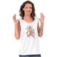 thumbnail image 3 of Hope Pink Ribbon Heart Breast Cancer Tank Top Tee Shirt Women Brisco Brands M, 3 of 6