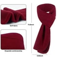 thumbnail image 2 of Loritta winter hats for women Long Scarf Warmer Gloves Set Winter Accessories for Women Red, 2 of 5