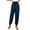 Blue-26, variant on REALiKUN Womens Ruffled Smocked High Waist Slant Pocket Straight Summer Lightweight Pants