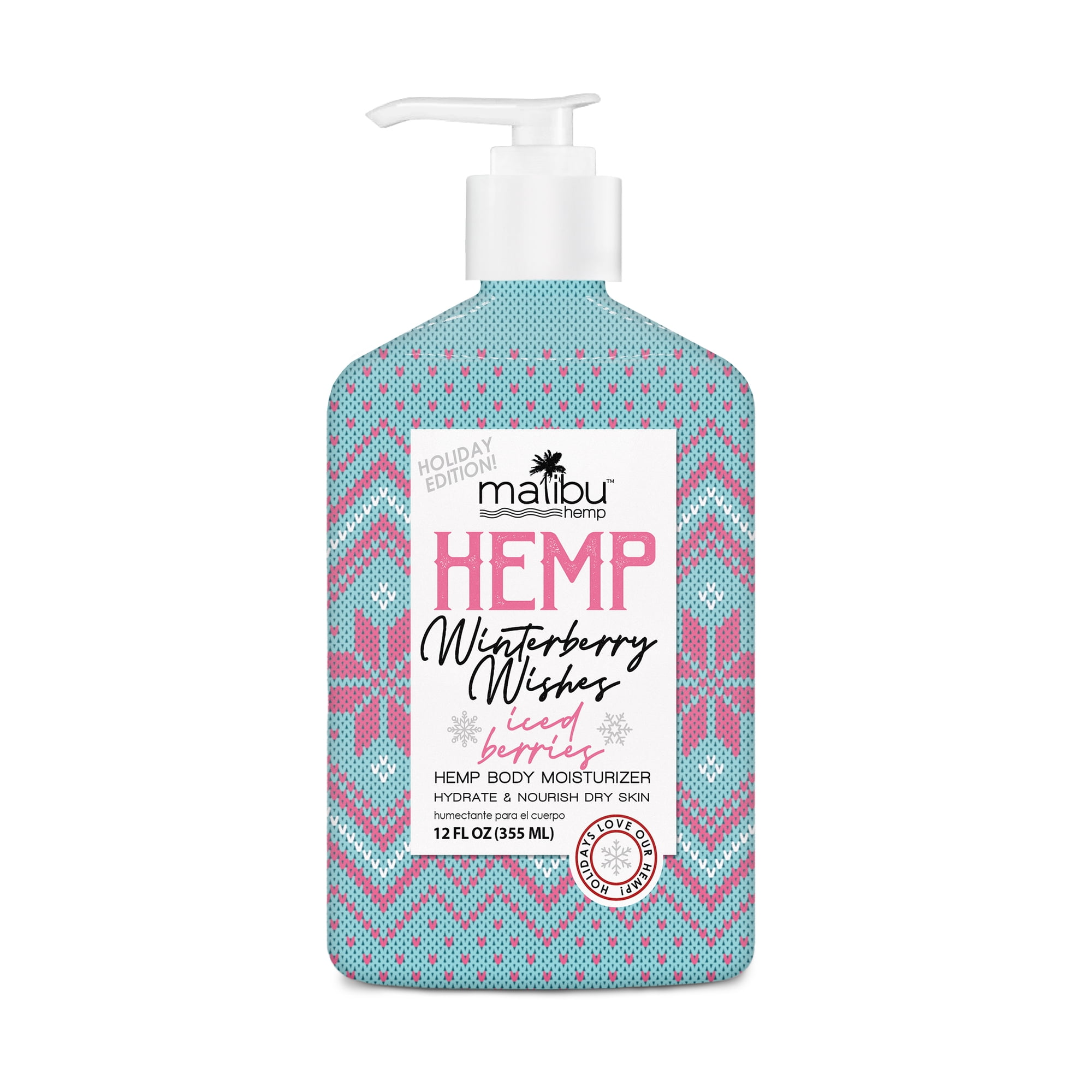 Malibu Hemp Winterberry Wishes Body Moisturizer with Hemp Seed Oil