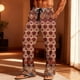 thumbnail image 2 of Ceisia Mens Pajamas Pants Valentine's Day Couple Unisex Hearts Print Plaid Lounge With Pockets Sleep Bottoms Brown M Gift, 2 of 9