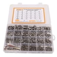 thumbnail image 4 of Surtido de tornillos Jadeshay 884 piezas de cabeza redonda Tuerca Arandela Acero inoxidable 304 Plata, 4 of 8