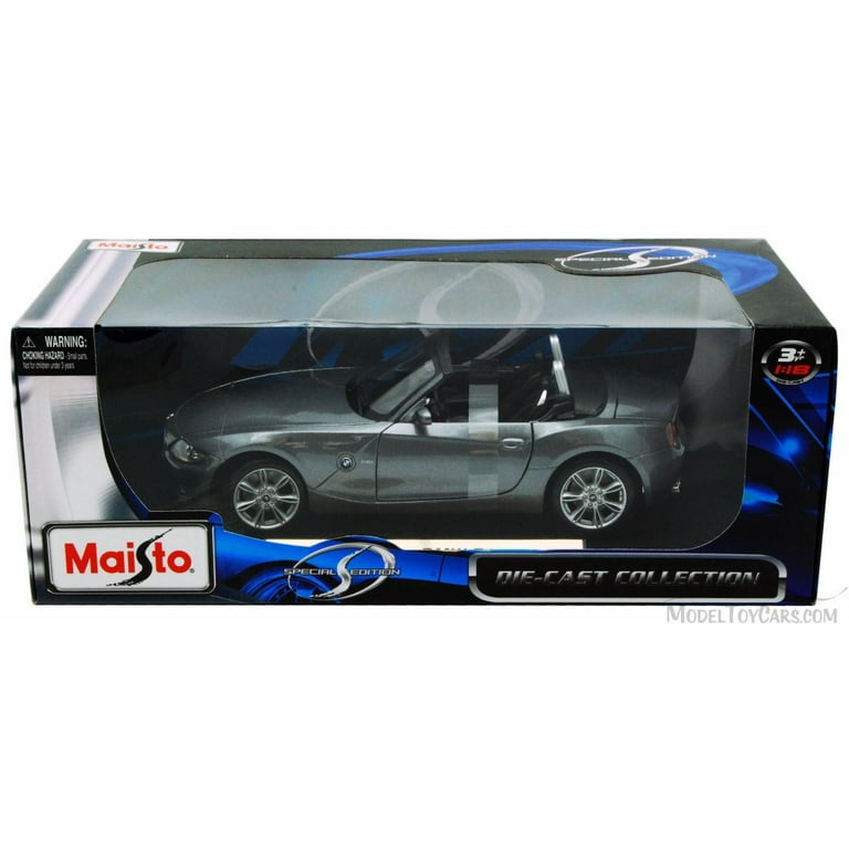 BMW Z4 Roadster Convertible, Grey - Maisto 31654 - 1/18