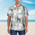 thumbnail image 4 of Balery African Animals Print Men's Hawaiian Shirts Short Sleeve Beach Shirt Relaxed Fit Vacation Button Down Shirts-XX-Large, 4 of 9