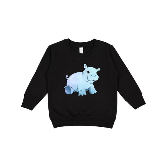 Inktastic Cute Baby Hippo Toddler Sweatshirt