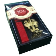 JAM Letter K Wax Seal Set, 1/Pack, Brass Stamp & Red Wax Stick