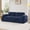 Blue, variant on 80" Modern Sofa Couch, 2-Seater Comfy Deep Seat Cloud Sofa, Upholstered Oversized Boneless Loveseat, Modern Velvet Sofa Living Room, Bedroom, No Assembly Required, Black