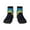 3 Black, variant on Abstract Starry Sky Pattern Quarter Crew Socks,Toe Seamed Ankle Socks,Cotton Cushioned Breathable Athletic Crew Sports Socks