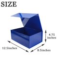 thumbnail image 2 of Caja de regalo AuroWish Blue, paquete de 2 unidades, tamaño grande, 32 x 22 x 12 cm, con tapa, 2 of 7