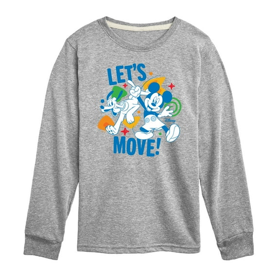 Disney Jr - Lets Move - Toddler & Youth Long Sleeve Graphic T-Shirt