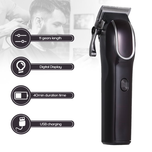 Cortadora de pelo profesional C-lipper para hombres Cortadora de barba eléctrica TFixol Broche del pelo