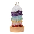 thumbnail image 1 of Lámpara de noche de cristal natural creativa con forma de árbol para mesa de centro Color fresco, 1 of 9
