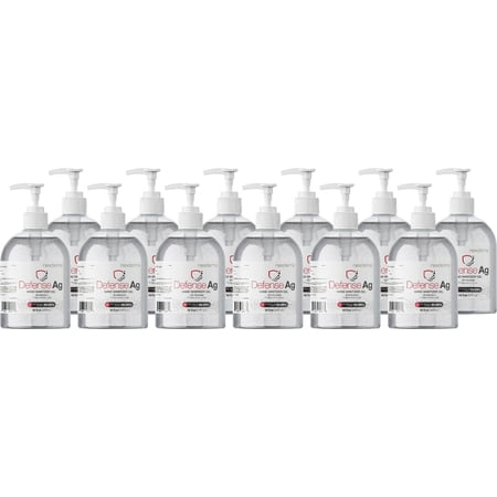 Nexderma Moisturizing Hand Sanitizer Gel 80% Ethyl Alcohol, Kills 99.99% Germs and Bacteria - 16.5oz, 12 Pack