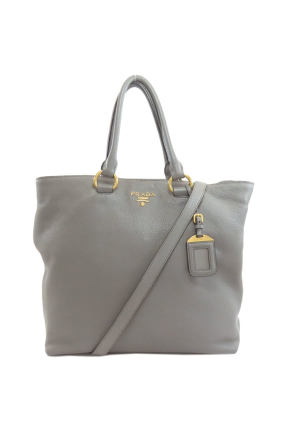 Pre-Owned Prada 1BG865 2-Way Tote Bag in Calfskin for Women (Good)