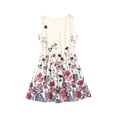 thumbnail image 4 of Iaqnaocc Dresses for Girls Size 7 Mini Cute Floral Print Dress Birthday Casual Sleeveless Girls Clothes 2026 Summer Stylish Girls Fashion Dress for Girls Pink 2-3 Years, 4 of 4