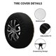 thumbnail image 2 of Fotbe Various Snake Funda de Llanta de Repuesto con Estampado, Engrosada, Ajuste Universal para Jeep, Remolque, RV, SUV, Camión-16 inch, 2 of 6