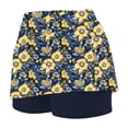 thumbnail image 3 of Ounisa Athletic Skorts for Women with Pockets Plus Size High Waist Golf Tennis Skirt Tummy Control Summer Floral Print Short, 3 of 4