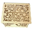 thumbnail image 6 of Msgweeeg Wedding Card Box DIY Wooden Money Gift Box Lockable Rustic Wood Envelope Cash Keepsake Holders Personalized Card and Cash Box with Key Lock for Wedding Reception Party, 6 of 9