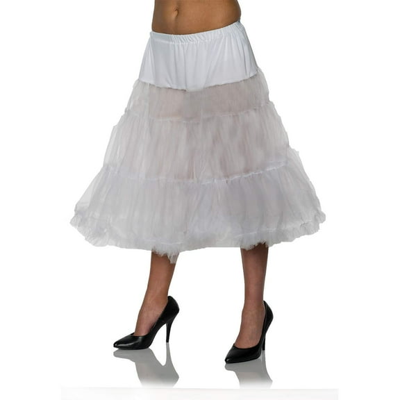 Underwraps Women's Costume Petticoat White - Halloween Costume for Women, Sexy Cosplay Petticoat, Dress Up Costume, Roleplay Outift