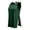 Dark Green, variant on Women's Sleeveless Snap-Open Recovery Top – Full Button Front Adaptive Shirt for Shoulder, Spinal & Post-Surgery Care