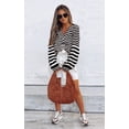 thumbnail image 3 of Women's V Neck Button Down Long Sleeve Cable Knit Cardigan Sweaters Outerwear Tops, 3 of 7