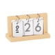 thumbnail image 5 of Calendario plegable para casa de muñecas, escala 1/12, para juegos de rol, mini calendario para accesorios de fotografía. Madera, 5 of 9