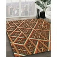 thumbnail image 3 of Ahgly Company Machine Washable Indoor Square Transitional Saffron Red Area Rugs, 6' Square, 3 of 7