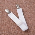 thumbnail image 3 of Miangastore 4pcs Multipurpose Bed Sheet Fasteners Adjustable Suspenders Gripper Elastic Strap with Clips for Bed Sheets Mattress Covers, 3 of 8