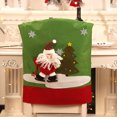 thumbnail image 2 of Moocorvic Christmas Decor Chair Covers Dining Seat Cover Santa Claus Home Party Decor, 2 of 3