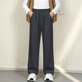 thumbnail image 6 of Auroural Sweatpants for Girls Size 8 To 10 Girls Elastic High Waist Wide Leg Soft Sweat Pants Casual Loose Trousers Kids Pants, 6 of 9