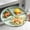 Mint Green, variant on 9 Inch Unbreakable Portion Control Plates, Divided Plates for Kids Adults, Dishwasher & Microwave Safe Compartment Plate, Lightweight Reusable Wheat Straw Plate, BPA Free